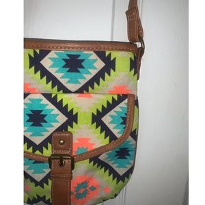 Colorful cross body bag
